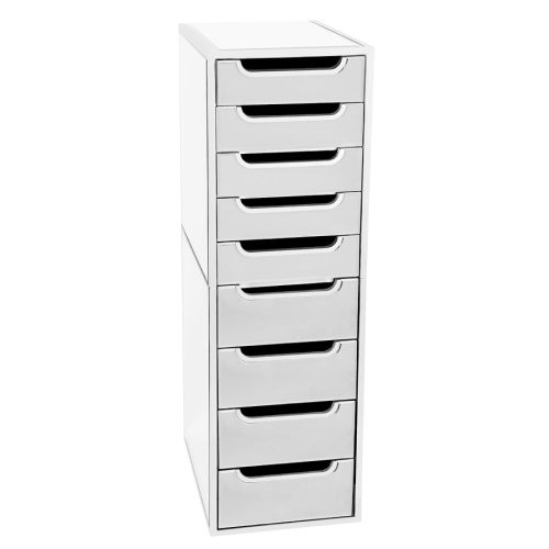 Aria 9 Drawer Silver 1