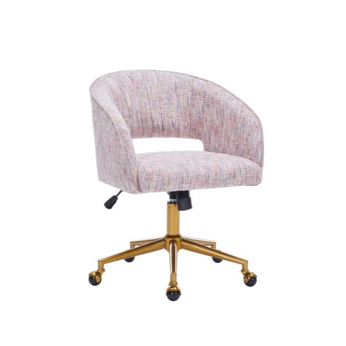 Caitlyn Vanity Chair IVFC IPS224 PNKTD F2 1