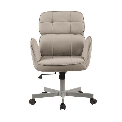 CristySwivelVanityChair IVFC CRIW255 CRM F2