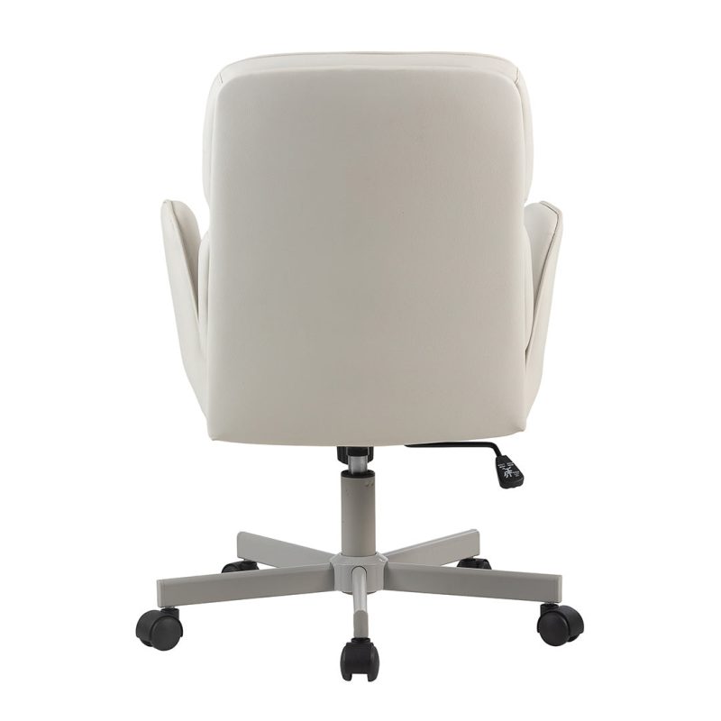 Cristy Swivel Vanity Chair IVFC CRIW255 WHT B1