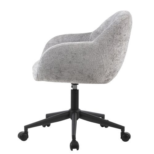 EmilySwivelVanityChair IVFC EMY9213 GRY LS3