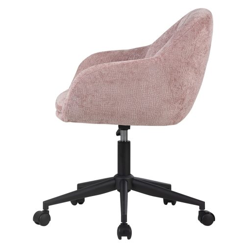 EmilySwivelVanityChair IVFC EMY9213 PNK LS3