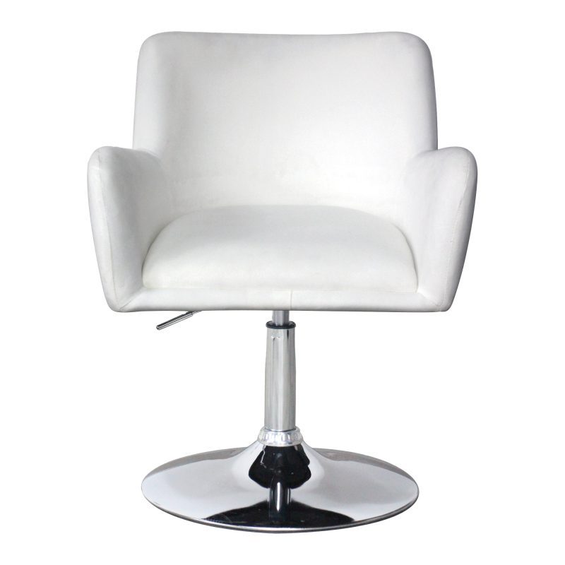 Fiona Pleated Swivel White 1