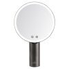 Gravity Tritone LED Makeup Mirror Charcoal Front