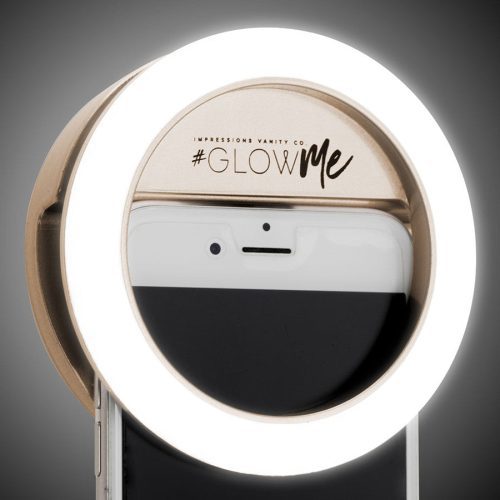 GlowMe USB LED Selfie Ring Light Champagne Gold 02 48f15224 afe1 4f82 922f edbd57cf8cb3