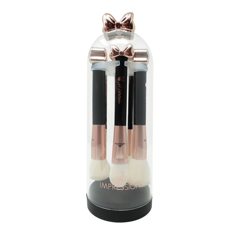 IVBT MINBOWGIF01 BLK Minnie Mouse Bowtiful Bell Jar Gift Set Frontcopy