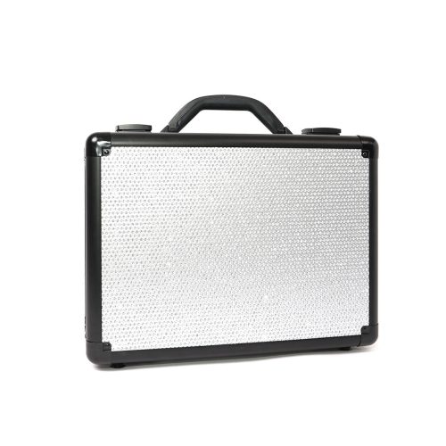 IVC SlayCase Makeup Travel Case Silver Sparkle B