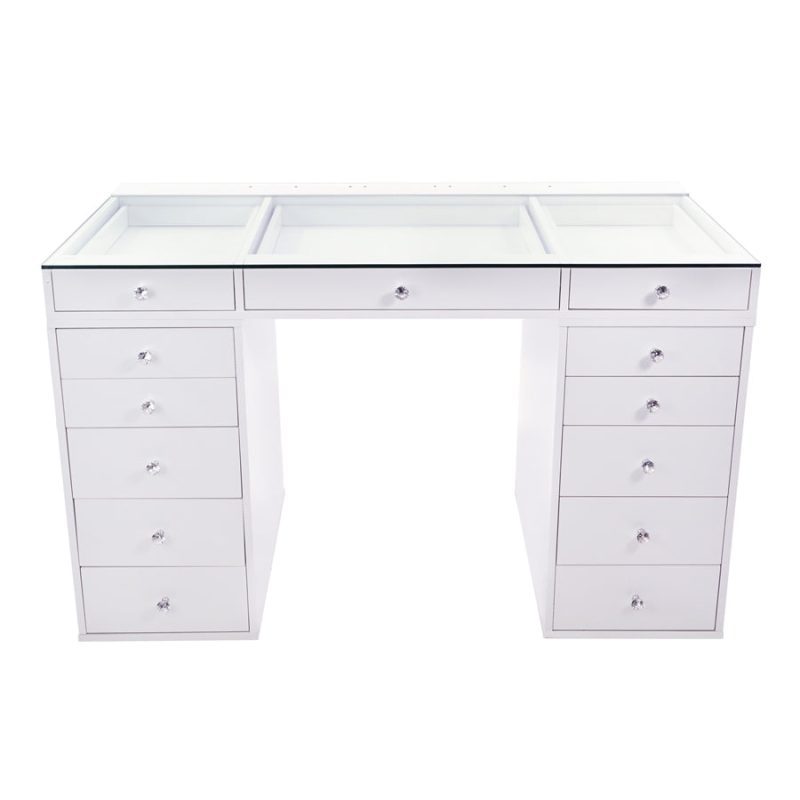 IVC SlayStation Plus 2.0 TableTop 5 Drawers White