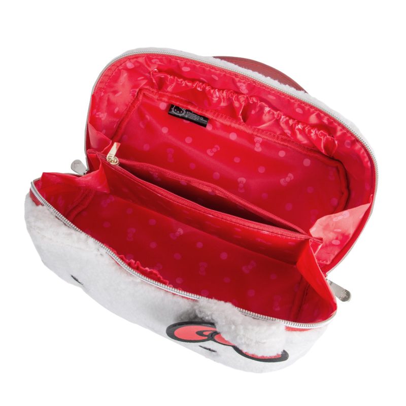 IVCS HKUFLDTRVL OWHT HELLO KITTY UNFOLD TRAVEL MAKEUP BAG inside