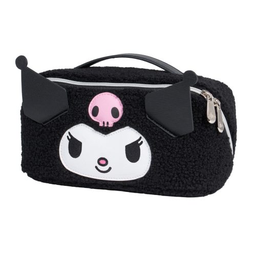 IVCS KUUFLDTRVL BLK KUROMI UNFOLD TRAVEL MAKEUP BAG qt