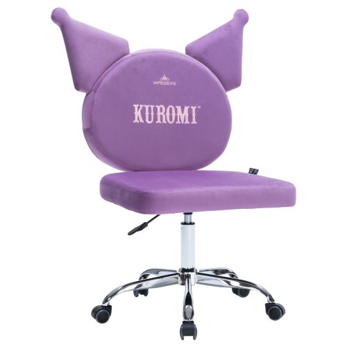 IVFC KU231 LAC KUROMI KAWAII VANITY SWIVEL CHAIR QT front