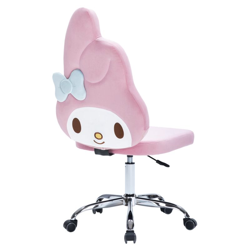 IVFC MM230 LPNK MY MELODY KAWAII VANITY SWIVEL CHAIR QT BACK