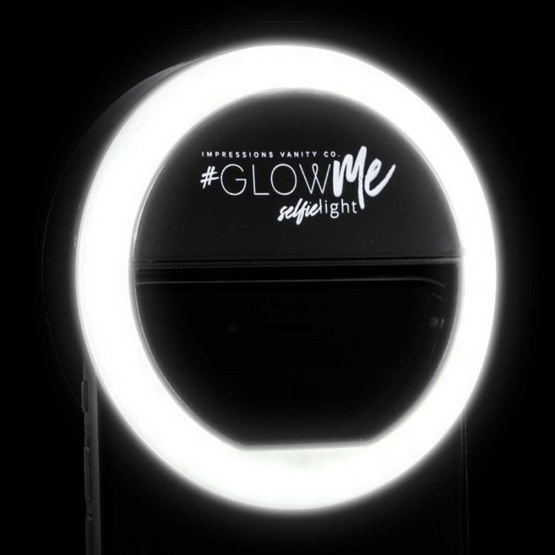 Impressions Vanity GlowMe LED Selfie Ring Light Black 5b64eb7e 5d59 4215 822a 572a8084d044