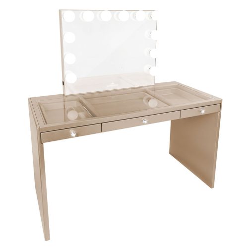 Impressions Vanity SlayStation Plus Table Champagne Gold Frosted 22f5b02e 41ec 46ec 851c d7f830d29853