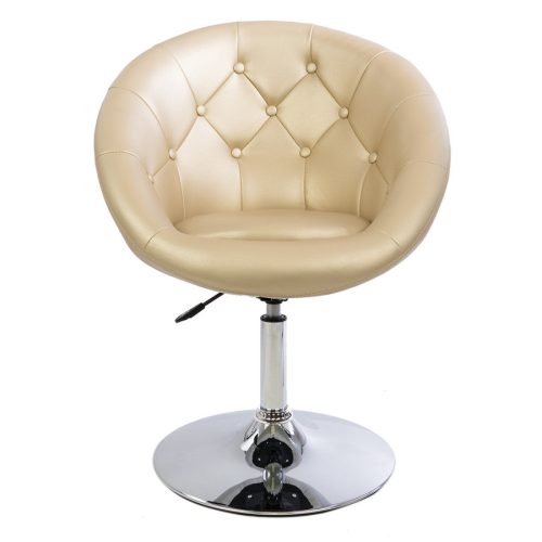 Impressions Vanity Tufted Round Swivel Chair 003