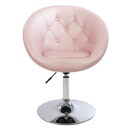 Impressions Vanity Tufted Round Swivel Chair 005