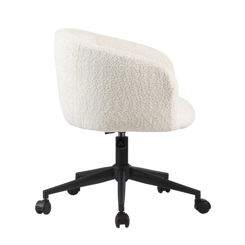 KayleeSwivelVanityChair IVFC KAY9233 WHT RS3