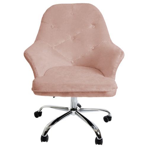 MICHELLETUFTEDVANITYCHAIR PINK