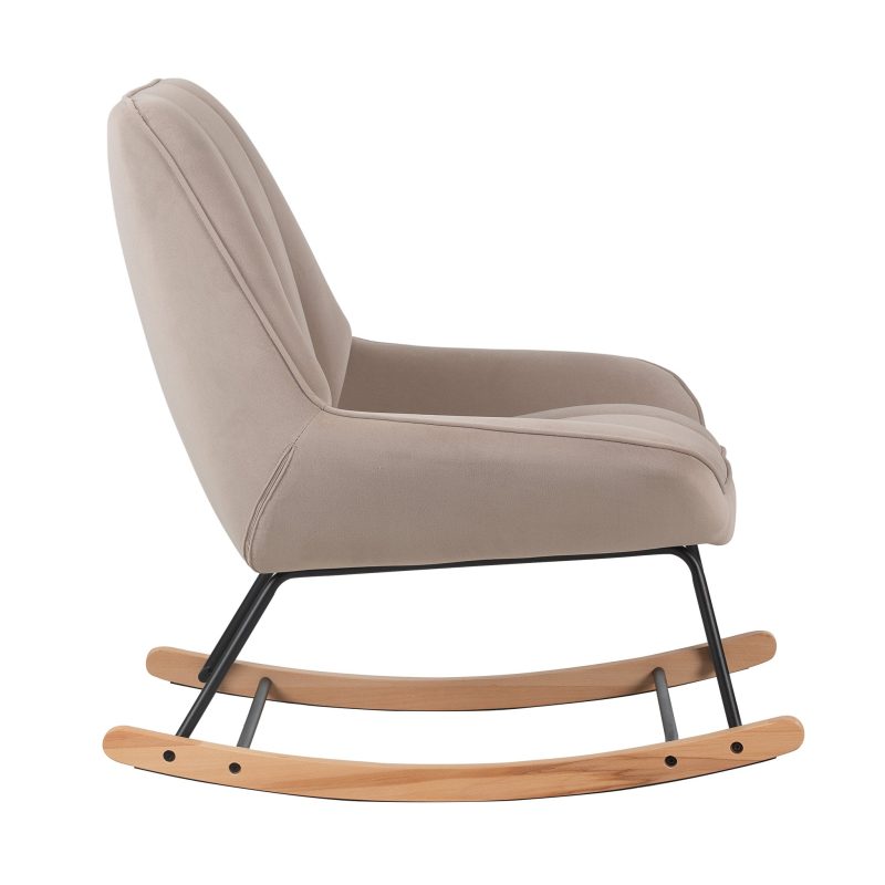 Marina Rocking Chair IVFC MRFS23M 1 CRM SIDE