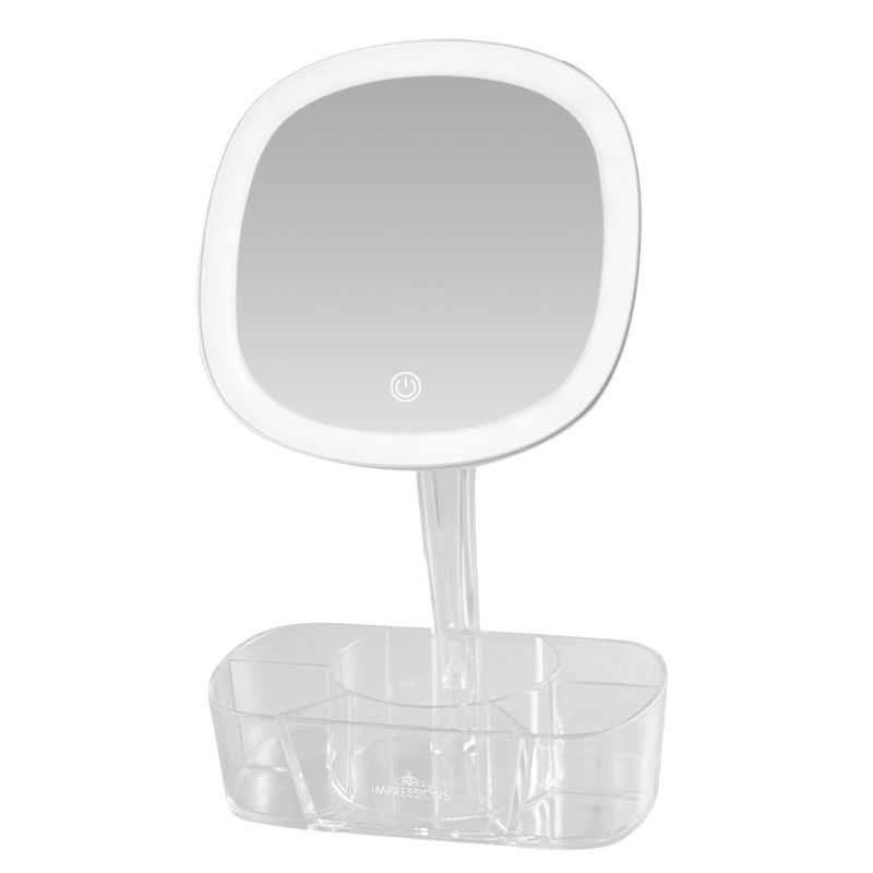 ReflectLEDMakeupMirror IVMM RFLCTBM1655 WHT F2