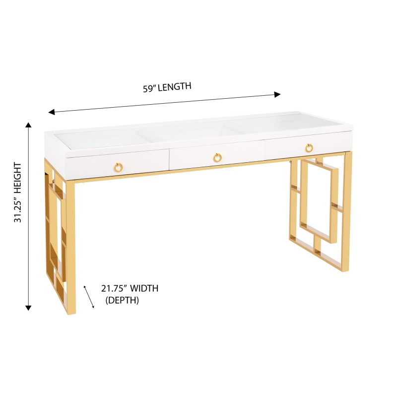 SLAYSTATION SKYLAR VANITY TABLE Dimension