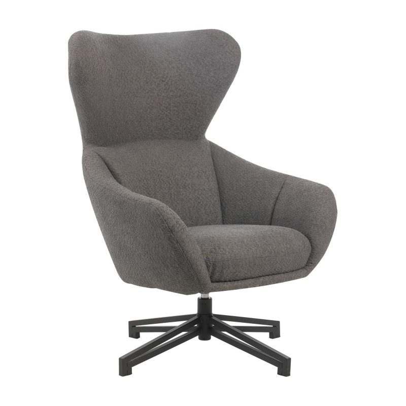 Serena VANITY CHAIR IVFC SERFS55 DGRY QT FRONT