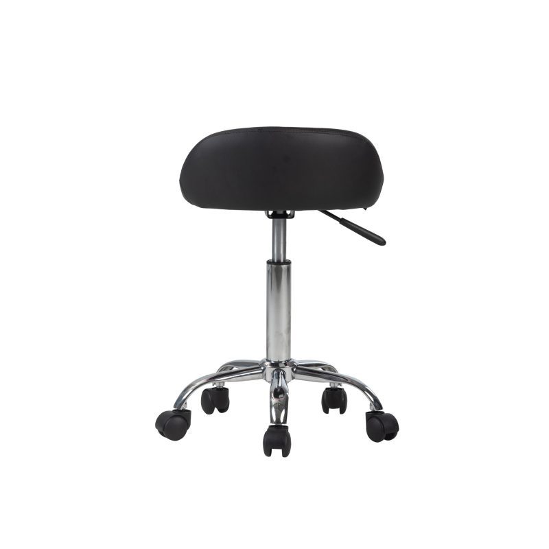 Shauna VANITY STOOL IVFC SHA265 BLK BACK