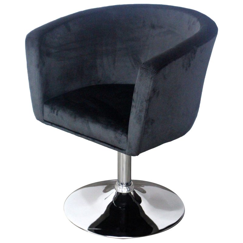 Simone Swivel Black 2