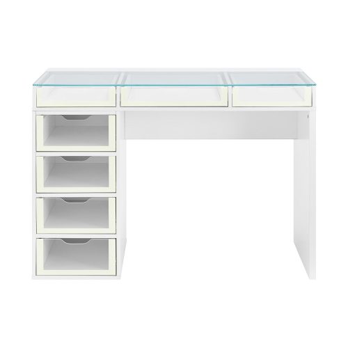 Slaystation 2023021608 7 Drawers Desktable with glass drawer front panels image 3