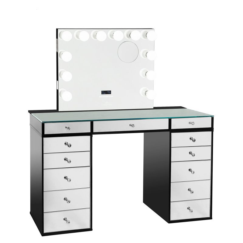 SlaystationPlus2.0 Mirrored5Drawer Black PremierePlusBT