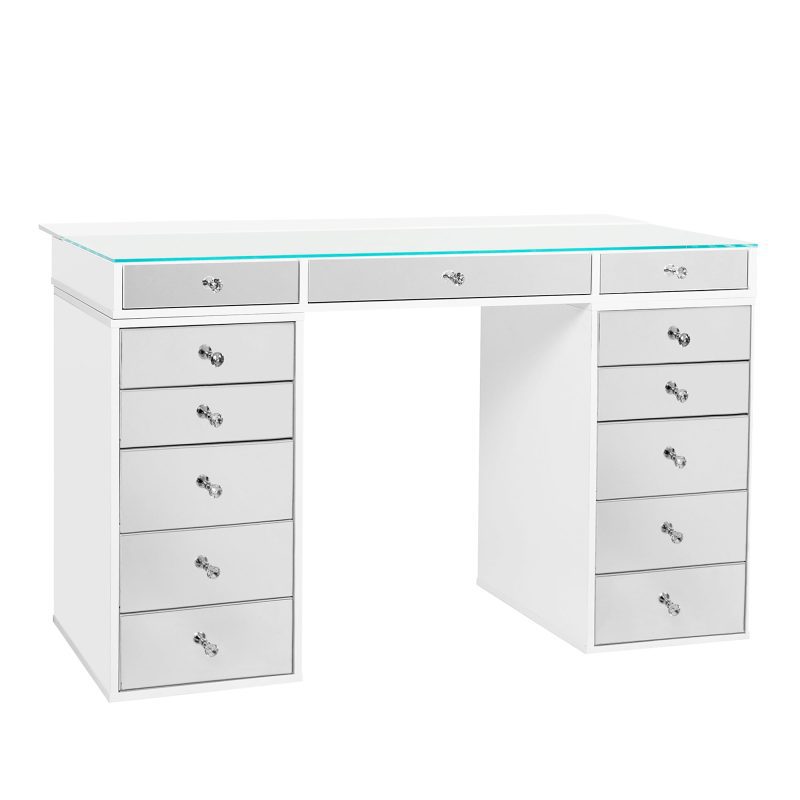 SlaystationPlus2.0 Mirrored5Drawer White NoMirror