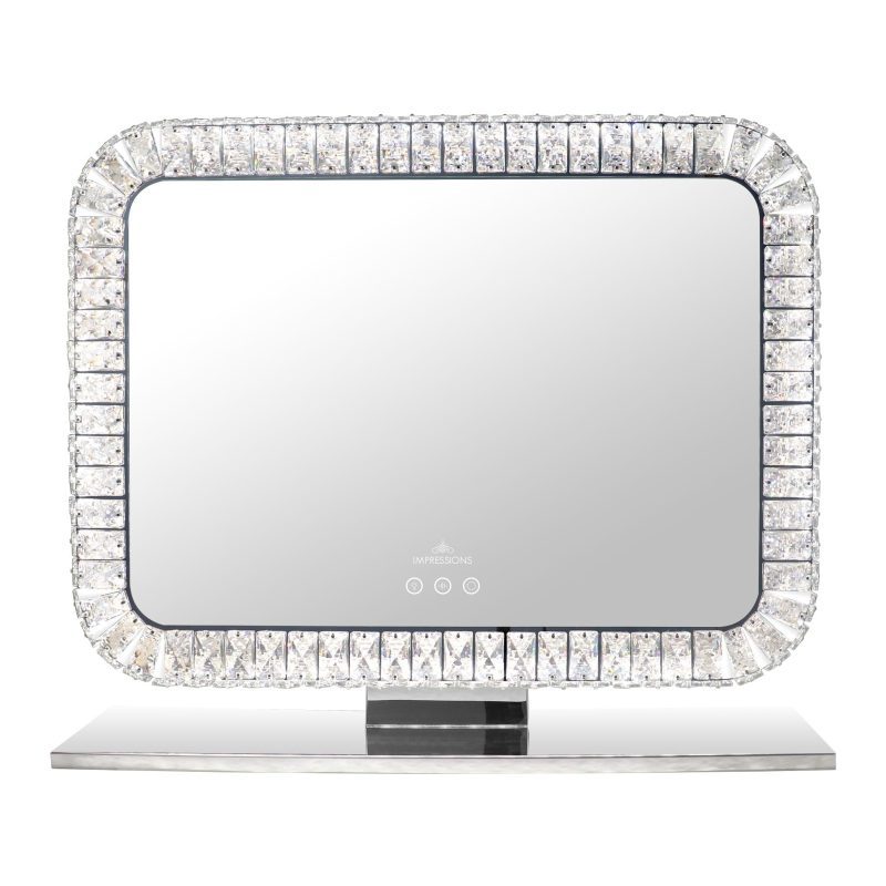 THE BLING COLLECTION LANDSCAPE RGB VANITY MIRROR IVVM BLINGLANDDP366 FRONT