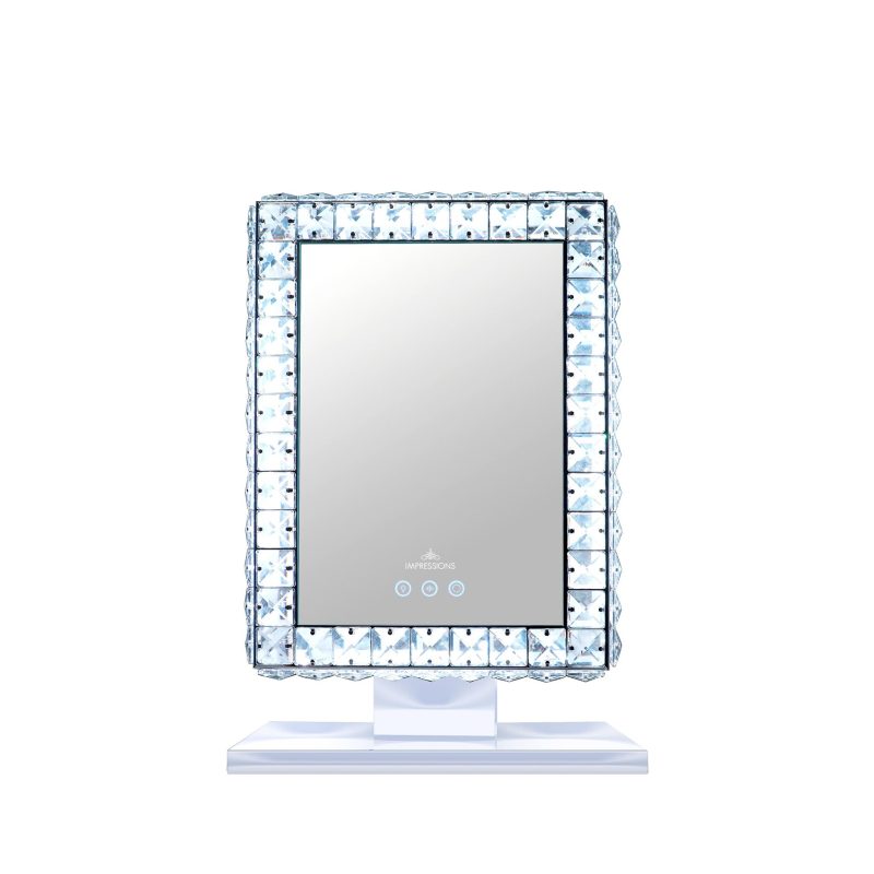 THE BLING COLLECTION MINI RGB MAKEUP MIRROR IVVM BLINGMINIDP384 FRONT LIGHT b4aad130 6efd 4bfe bb42 6da9860b45d5