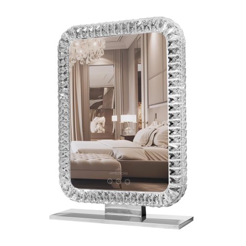 THE BLING COLLECTION PORTRAIT RGB VANITY MIRROR IVVM BLINGPORTDP365 QTURN REFLECTION