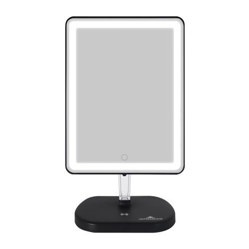 Touch Pro 2.0 LED Makeup Mirror IVMM TOUCHPROV2 BLK F ON