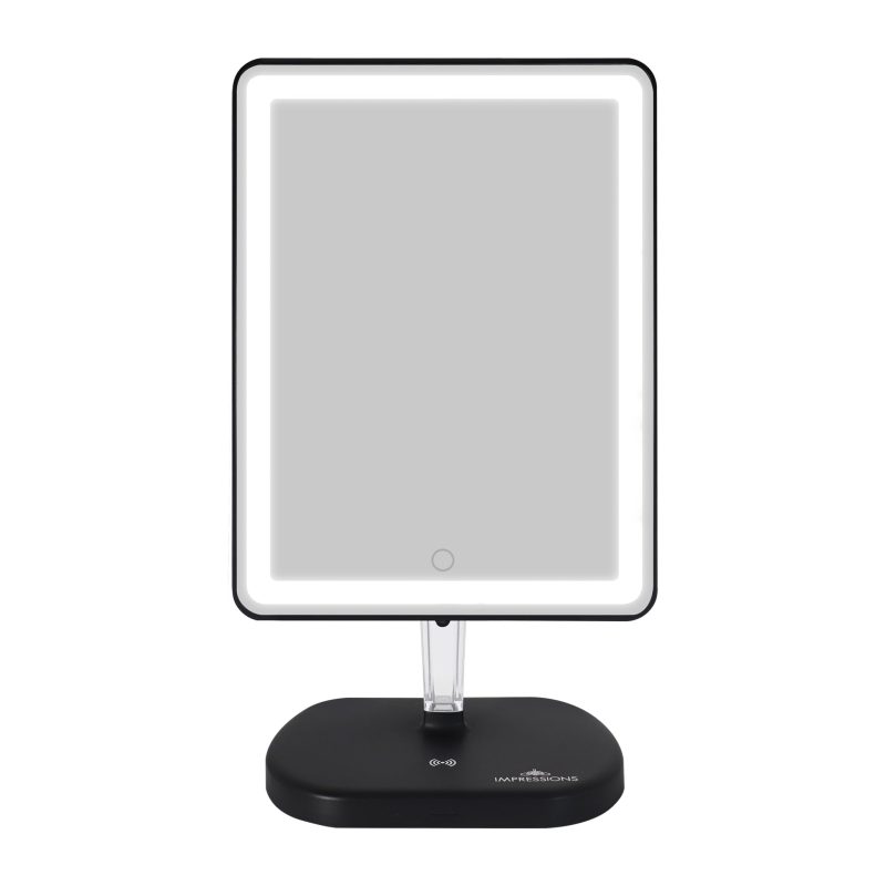 Touch Pro 2.0 LED Makeup Mirror IVMM TOUCHPROV2 BLK F ON