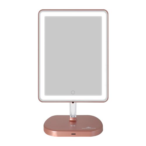 Touch Pro 2.0 LED Makeup Mirror IVMM TOUCHPROV2 RSGLD F ON