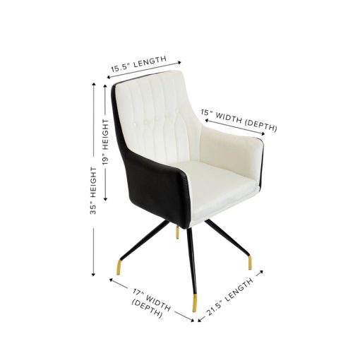 genesis modern vanity chair