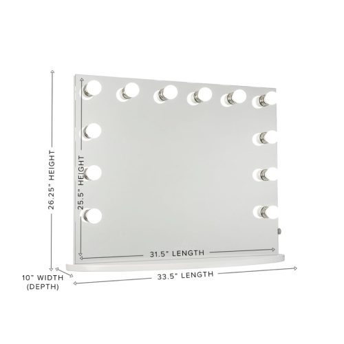 hollywood premiere slim plus vanity mirror