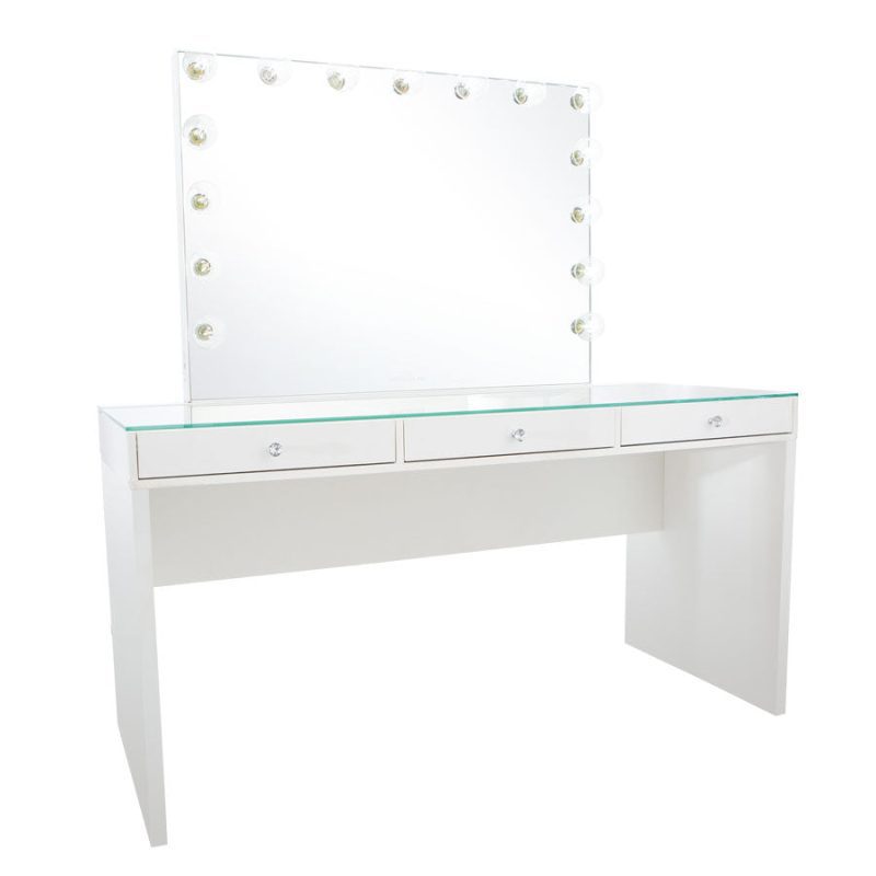 impressions vanity slaystation pro 2 hollywood glow pro vanity mirror table