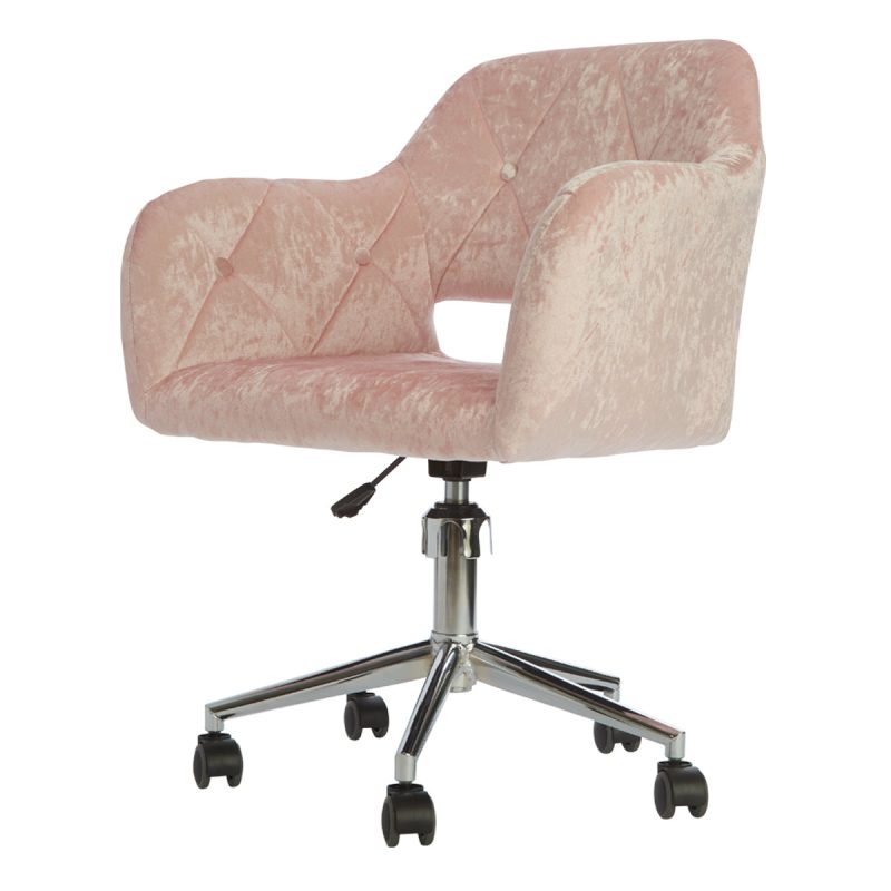 pinkvelvetsquarechair1