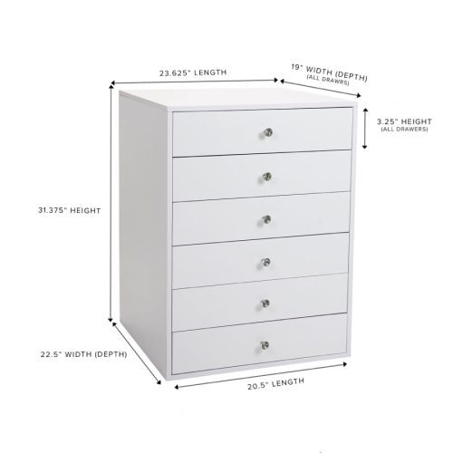 slaystation 6 drawer chest