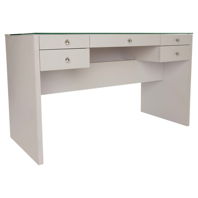 slaystation plus 3.0 vanity table bright white