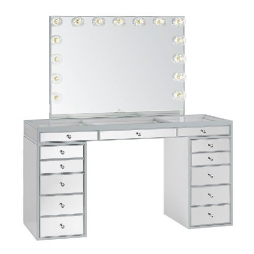 slaystation pro premium mirrored vanity table slv 02