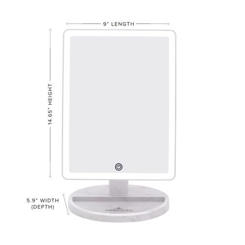 touch ultra led makeup mirror