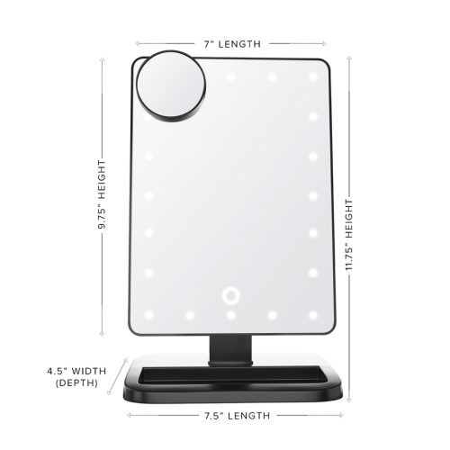 touch xl dimmable led mirror